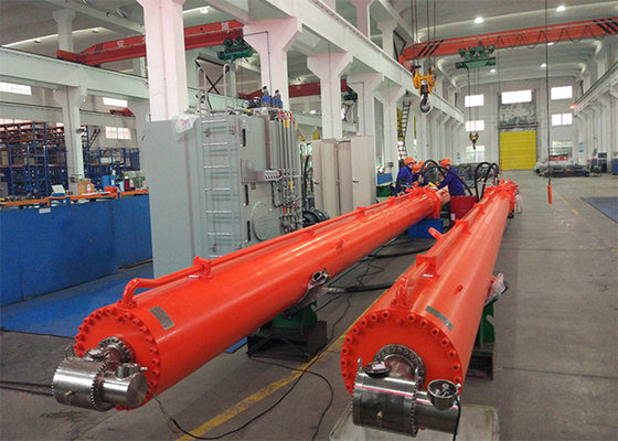 Deep Hole Heavy Duty Hydraulic Cylinder For Engine Hoist 620mm Rod 340mm Dam