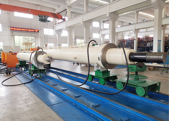 1500mm kundenspezifischer hydraulischer Hebemaschinen-Aluminiumzylinder mit kleiner Luft-Viskosität